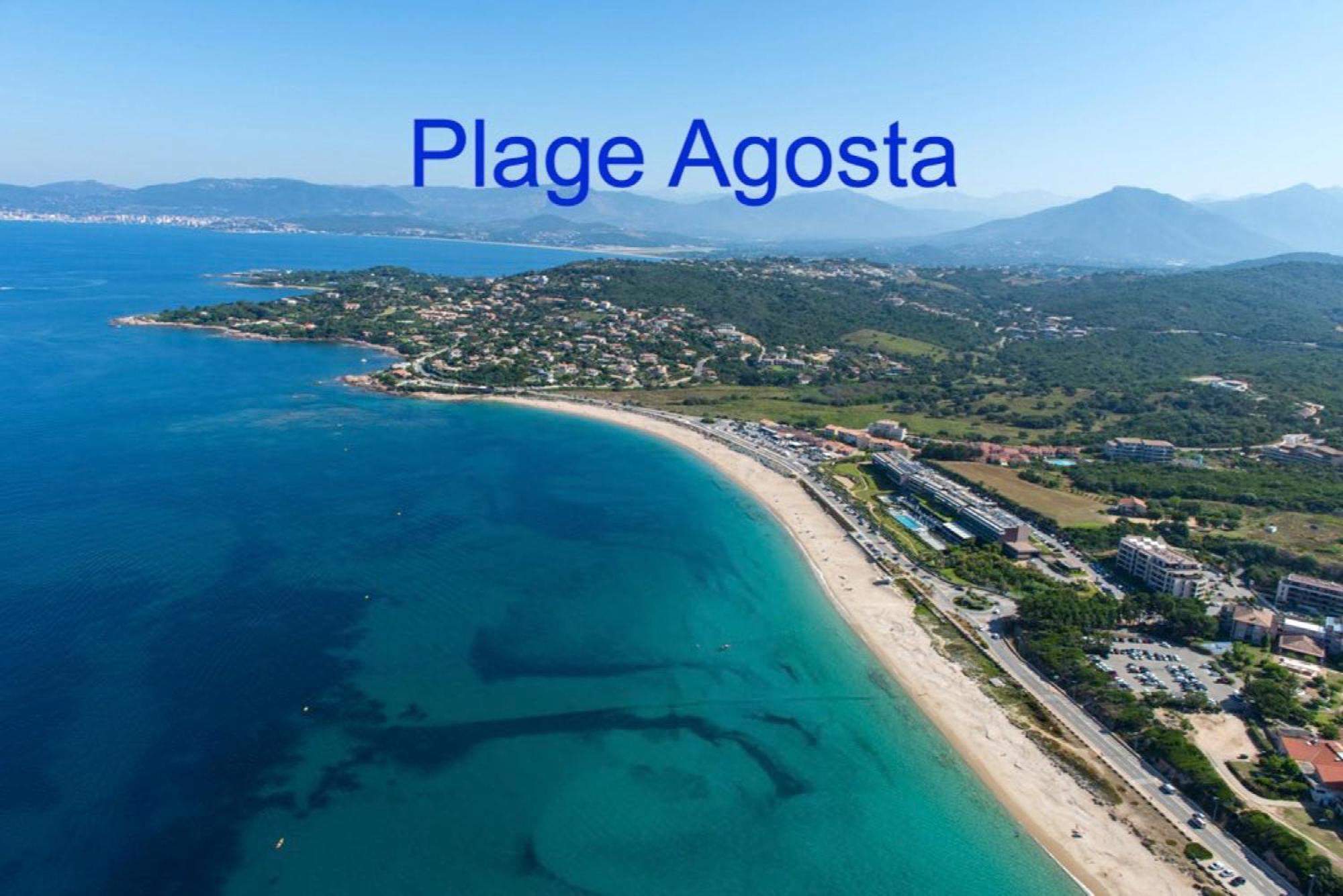 Vue Mer Panoramique Plage 50M Porticcio Corse Exterior foto